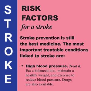 Symptoms of a Stroke (Stroke bookmark)
