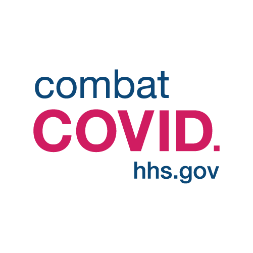HHS Combat COVID logo